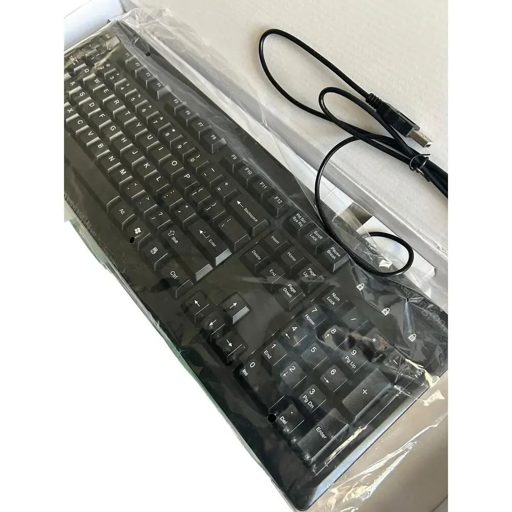 Kensington Keyboard for Life - Wired USB Desktop Keyboard-M01396-K ,New Open Box